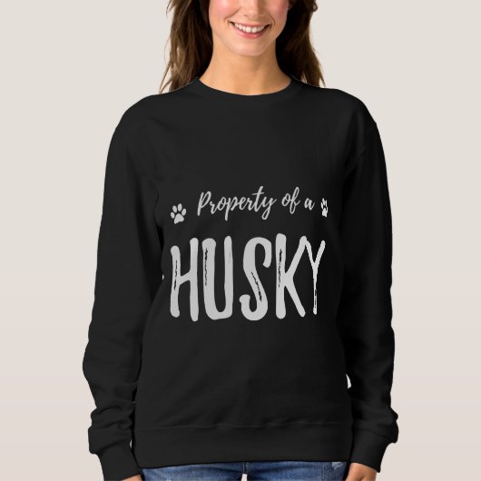 Husky Dog Gif Trui (Voorkant)