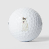 Husky Dog Golfballen (Voorkant)