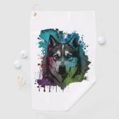 Husky Dog Golfhanddoek (Insitu)