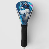 Husky dog golfheadcover (Voorkant)