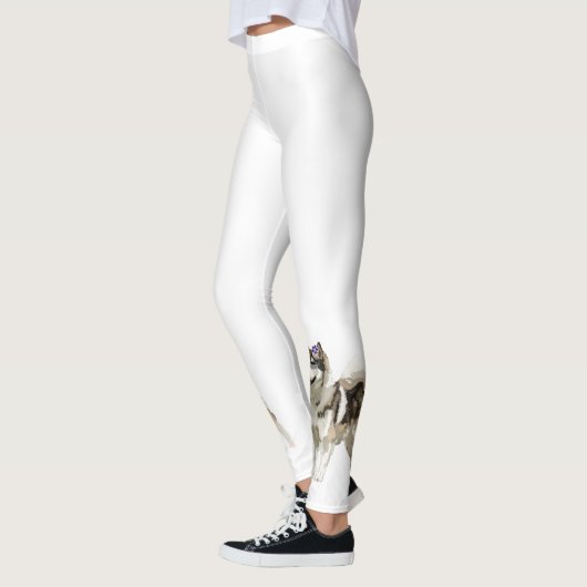 Husky Dog, Husky Love Custom Leggings (Links)