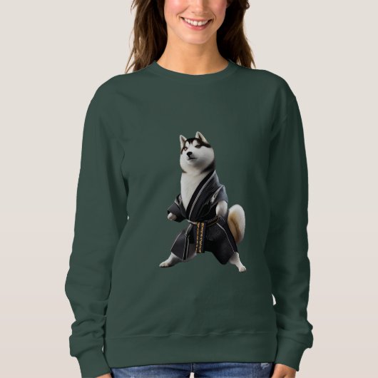 Husky Dog kent Karate, Husky Dog Karate Player Trui (Voorkant)