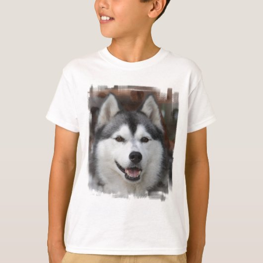 Husky Dog Kind T-Shirt (Voorkant)
