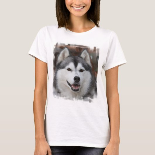 Husky Dog Long Sleeve Shirt (Voorkant)