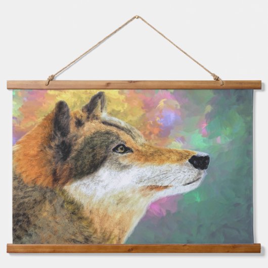 Husky Dog Lou Lou Hangend Wandkleed (Voorkant)