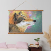 Husky Dog Lou Lou Hangend Wandkleed (Slaapkamer)