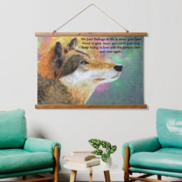 Husky Dog Lou Lou Hangend Wandkleed