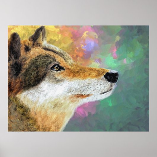 Husky Dog Lou Lou Poster (Voorkant)