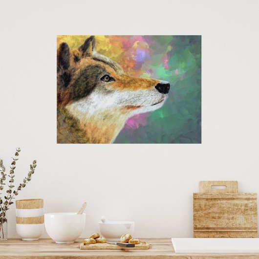Husky Dog Lou Lou Poster (Keuken)