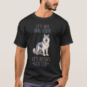 Husky Dog Mannen Tshirt (Voorkant)