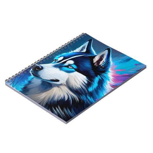 Husky dog notitieboek (Linkerzijde)