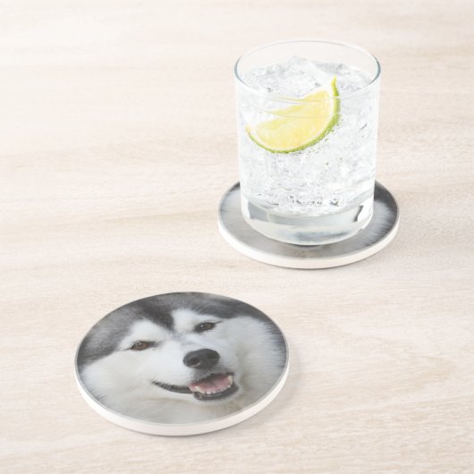 Husky Dog Onderzetters (Zijkant)