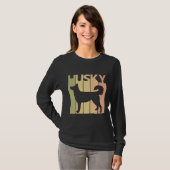 Husky Dog Owner T-shirt (Voorkant volledig)