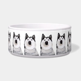 Husky Dog Pet Bowl Voerbakje