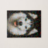 Husky Dog Photo Mosaic Legpuzzel (Horizontaal)