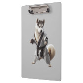 Husky Dog Play Karate, Karate Champion Husky Dog Klembord (Links)