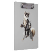 Husky Dog Play Karate, Karate Champion Husky Dog Klembord (Rechts)