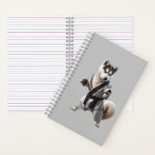 Husky Dog Play Karate, Karate Champion Husky Dog Notitieboek