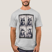 Husky Dog Portrait Unisex T-shirt (Voorkant)