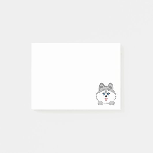 Husky Dog Post-it® Notities 4 x 3 Notes (Voorkant)