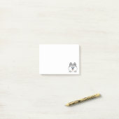 Husky Dog Post-it® Notities 4 x 3 Notes (Op bureau)
