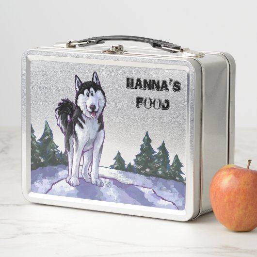 Husky Dog Protector Lunch Box (In situ)