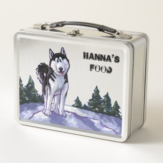Husky Dog Protector Lunch Box (Voorkant)