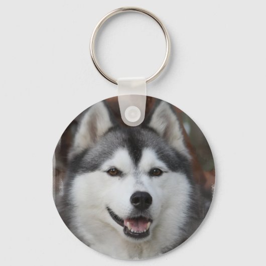 Husky Dog Sleutelhanger (Voorkant)