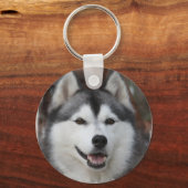 Husky Dog Sleutelhanger (Voorkant)