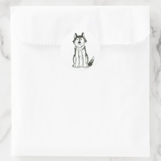 Husky Dog Stickers (Tas)