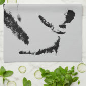 Husky Dog Towel Husky / Malamute Dog Tea Towel Theedoek (Gevouwen)