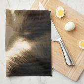 Husky Dog Towel Husky Malamute Pup Tea Towel Theedoek (Quarter Fold)