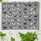 Husky Dog Towel Husky Malamute Tea Towel Theedoek (Gevouwen)