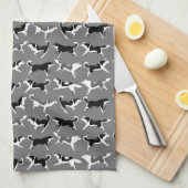 Husky Dog Towel Husky Malamute Tea Towel Theedoek (Quarter Fold)
