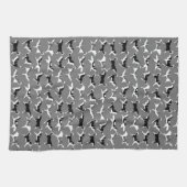 Husky Dog Towel Husky Malamute Tea Towel Theedoek (Horizontaal)