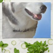 Husky Dog Towel Husky Malamute Tea Towel Theedoek (Gevouwen)