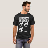 Husky Dog Trainer T-shirt (Voorkant volledig)