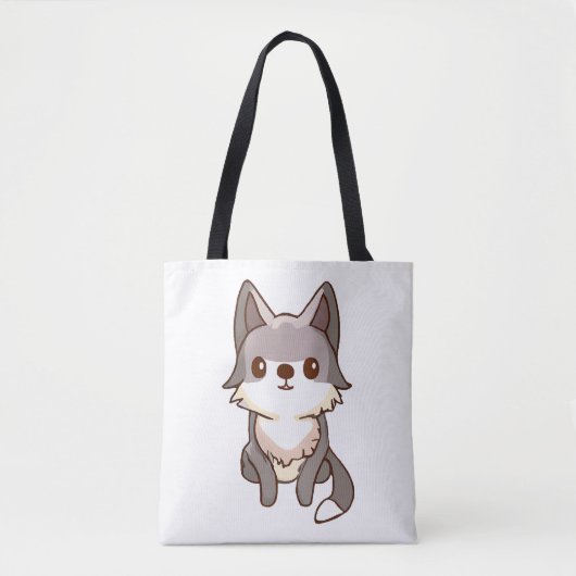 Husky Dog Wolfhound Tote Bag (Voorkant)