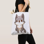 Husky Dog Wolfhound Tote Bag (Dichtbij)