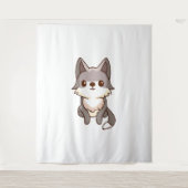 Husky Dog Wolfhound Wandkleed (Voorkant)