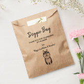 Husky Doggie Bag for Wedding, Favor Bags Bedankzakje (Gezegeld)