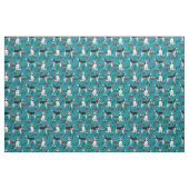 husky dogs trekpatroon stof (Fat Quarter)