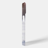 Husky draagt een rode wintersjaal Case-Mate iPhone case (Achterkant / Rechts)