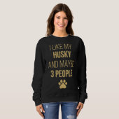 Husky Eigenaar Grappig Trui (Voorkant volledig)