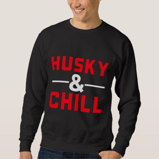 Husky en Chill Trui (Voorkant)