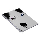 Husky Eye Notitieboek Siberian Husky Gifts & Books (Rechterzijde)