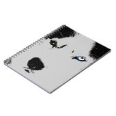 Husky Eye Notitieboek Siberian Husky Gifts & Books (Linkerzijde)