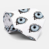 Husky Eye patroon Stropdas (Opgerold)