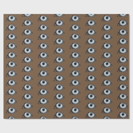 Husky Eye Pattern Cadeaupapier (Vlak)