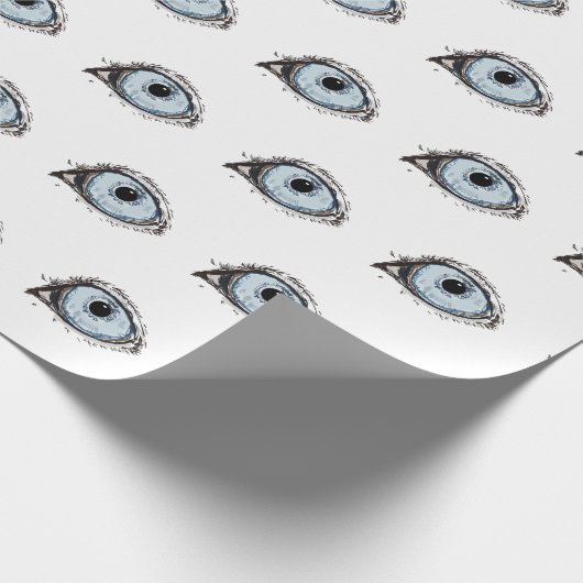 Husky Eye Pattern Cadeaupapier (Hoek)